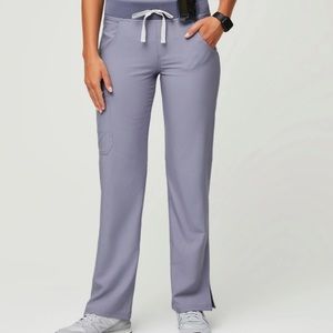 Vapor Blue Space Dye Scrub Pants